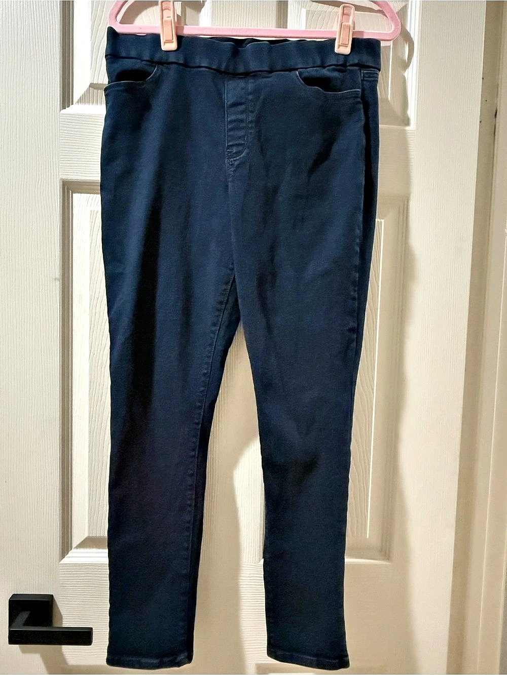 Gloria Vanderbilt All-Around Slimming Effect Pull-On Jeggings Blue Size 12